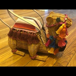 Kate spade novelty wicker camel